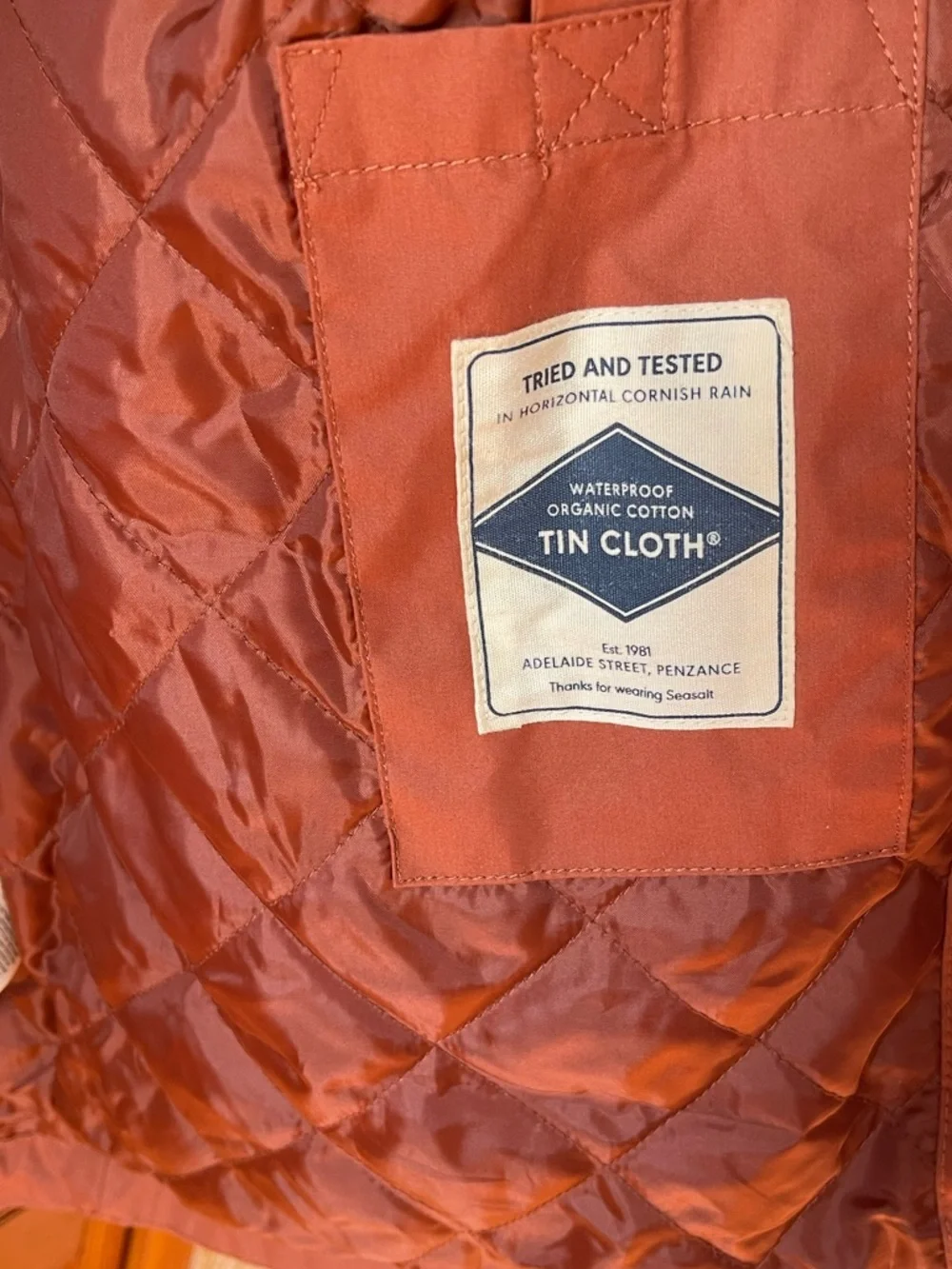 Seasalt Cornwall Plant Hunter 2 Waterproof Hoode Coat. Size 10 US Women
#381 - Picture 6 of 13